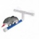 4X (papagáj zuhannyaláb állvány állvány papagáj fürdõszükséglet Pet Parrot TX9C4