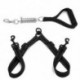 2X (Nylon Dog Pórázcsatlakozó Nem K kusza Kettős Állítható Splitter Le U1Q7