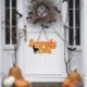 1X (Scaredy Cat lógó jel polisztirol medál Halloween otthoni udvarra party S S7B5