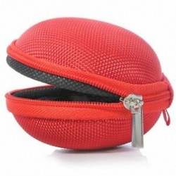 Hordozható kemény tok, fülhallgató fejhallgató iPod MP3 - Red D4B1 D8R5