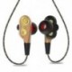 3X (3,5 mm-es hifi vezetékes fülhallgató, kétdinamikus, négymagos hangszóró, fülbe helyezhető fülhallgatók V6B5