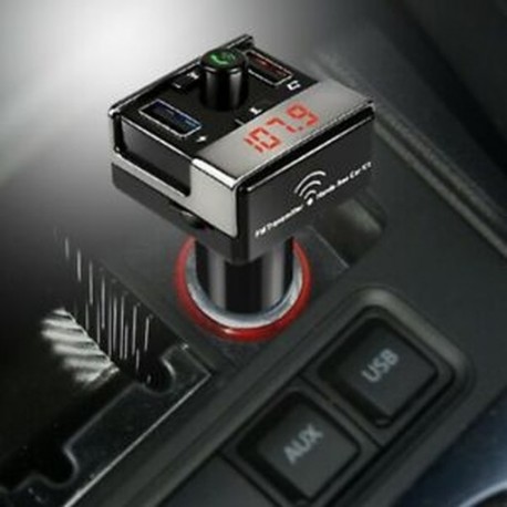 1X (autós Bluetooth FM adó adó MP3 lejátszó rádió kettős USB Por SD SD töltő I6B9