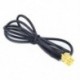5X (autó 6Pin 3.5MM fekete AUX bemeneti adapter kábel vonal a Peugeot 206 207 30 E9E7-hez)