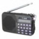 T508 Mini hordozható LED-es sztereó FM rádió MP3 zenelejátszó TF USB hangszóró N3L2