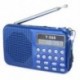 T508 Mini hordozható LED-es sztereó FM rádió MP3 zenelejátszó TF USB hangszóró J2A3