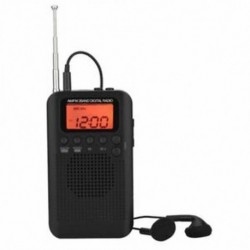 AM FM sztereo digitális rádió 2 sávos sztereó hangolású rádió Pocket Radio ICD Scre U8P5