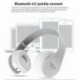 Vezeték nélküli fejhallgató Bluetooth sztereo basszus, Hifi összecsukható, könnyű vezetékes Y8Q6