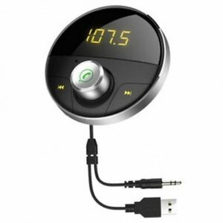 Bluetooth Aux kihangosító autóskészlet 3.5 mm Jack audio MP3 lejátszó vezeték nélküli Fm Tra K6D6