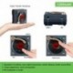 2X (Mini 5w vezeték nélküli Bluetooth hangszóró Retro fonográf Hifi Music Audio Pla X8L2