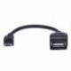 1X (OTG kábel USB kábel Nagy sebességű OTG adatkábel Micro B USB HOST kábel 15C O6Q9