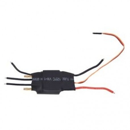 1X (60A kefe nélküli vízhűtéses elektromos fordulatszám-szabályozó ESC és BEC RC csónak Q5A2