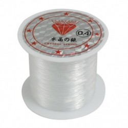 34Lbs 0,4 mm átmérőjű menetes átlátszó nylon halas horgászvezeték O2G6