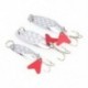 1X (5 cm / 15 g horgászkanál csalás flitter Paillette fém kemény csali horogkezelő P8D8