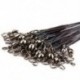 24 db / tétel Horgászcsavar Trace Wire Leader vonal Forgókerekes Spinner Shark S G7J7