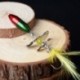 Hosszú öntés Spinner Csali Horgászcsapda Kettős farok légcsavar Pisztráng Ponty Cat T9C6