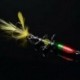 Hosszú öntésű Spinner Csali Horgászcsalád Kettős Farok Propeller Pisztráng Pontymacska R1J8