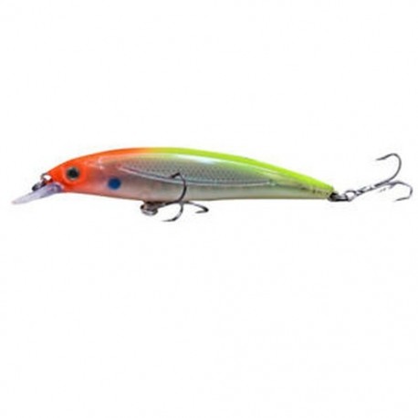 14 g 11cm-es műanyag szemmel Minnow horgászathoz kemény csalit forgattyús csalikészlet hármas U0L0