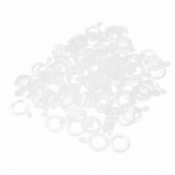 2X (100db / 10set 7 mm-es pontyhorgászathoz használt hajóeszközök Csali szalagok pellet Bander Wor M4G7-hez