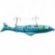 2X (HENG JIA népszerű többszörös csuklós csalik 12,5 cm nagy Swimbait H7Z6)