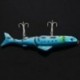 2X (HENG JIA népszerű többszörös csuklós csalik 12,5 cm nagy Swimbait H7Z6)