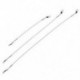 60db 15/20 / 25cm-es horgászcsaló nyomvonalakhoz vezető forgókerekes acél Spinner N8P3