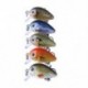 1X (5 db / tétel, 1,5 g 2,7 cm-es topwater 0,1-0,5 m Wobbler Mini Crankbait 5 db Csali I9I4
