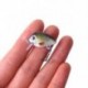 1X (5 db / tétel, 1,5 g 2,7 cm-es topwater 0,1-0,5 m Wobbler Mini Crankbait 5 db Csali I9I4