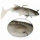 5db / tétel puha csalétekkel ellátott 8 cm-es 14 g-os vobblerek mesterséges csali halászati csalikkel Sea Bass B9X8