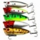 HENG JIA 5x Popper Minnow édesvízi halászati csalik