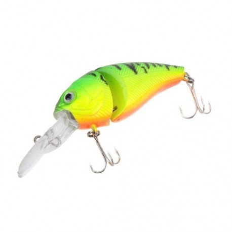 3X (14 g 8,5 cm 2 Csuklós keménycsalád Crankbait Háromszoros kampócsaló Csalás Valódi élet