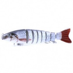 Többrészes bionikus csali karton csomagolás 12,7 cm 18g fehér vörös farok W4O Q4B7