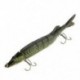 1X (20 cm-es, 40 g-os élethű, többszörös illesztésű, 8-szakaszú Pike Muskie horgászcsapda E3I1