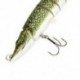 1X (20 cm-es, 40 g-os élethű, többszörös illesztésű, 8-szakaszú Pike Muskie horgászcsapda E3I1