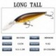 9X (10 db / tétel Minnow horgászcsapda volfrámgyöngyökkel Wobbler 10.5G 11Cm A B1Z7