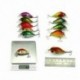6X (Mini Wobbler sügérpisztráng Pike the Tackle 4-8.3 g / 0.14-0.29oz S3K3)
