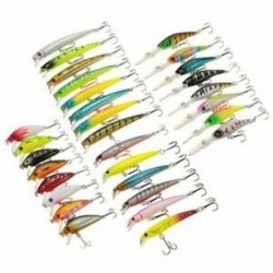 4X (30 / db / készlet Minnow csalikészlet Kína keménycsali csalik voblereivel ponty PeO1Z6