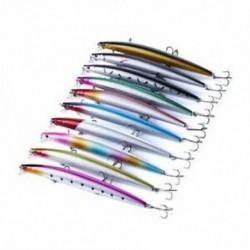 9X (HENG JIA Minnow horgászcsapda 18Cm 23.8G kemény wobblerek 3D-s szemű csali Artif S6I9