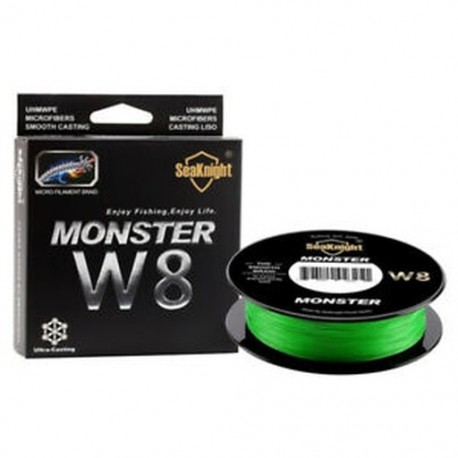 5X (Seaknight Monster W8 fonott horgászvezeték 500M 546Yds 8 szálú huzal Pe Y5P5