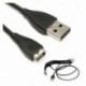 1X (1M hosszú USB-töltő töltőkábel fititbit töltéshez HR csukló sávtartó G3A4