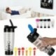 Hordozható Vortex elektromos protein rázógép keverőüveg palackcserélhető kupa X9B7