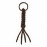 Négyszövésű Paracord kés kés - barna K8X5 B6E3