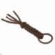 Négyszövésű Paracord kés kés - barna K8X5 B6E3