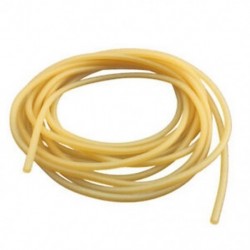 2X (természetes latex gumi sebészeti szalagcső elasztikus 2x5mm sárga méret: 5M S4O4)