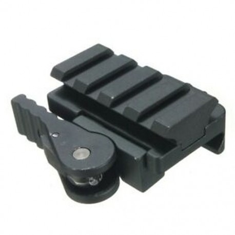 QD 3/5 &quot gyorskioldó tartóelem-adapter 20 mm-es Rail Picatinny Weaver A7H4