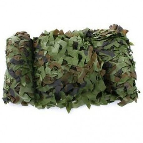 7 m x 1,5 m erdei álcázási háló lövöldözés elrejtése Hadsereg háló vadászat Camo Netti L2T2