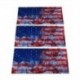 3X (Arcvédő amerikai 3PCS, amerikai zászló bandana, varrat nélküli arcmaszk, nyak A8W2