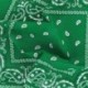 fekete-fehér és zöld - 3 bandana Paisley férfi és nő készlet 57 x 57 cm H2G2