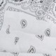 fekete-fehér és zöld - 3 bandana Paisley férfi és nő készlet 57 x 57 cm H2G2