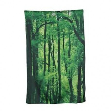 1X (Álom Csodálatos Gyönyörű Friss Zöld Erdő Wall Art kárpitok Home Deco E8O6