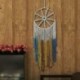 4X (Macrame falra függeszthető kézzel készített makrame gyűrű - szőtt falkör Macrame BX7Y2